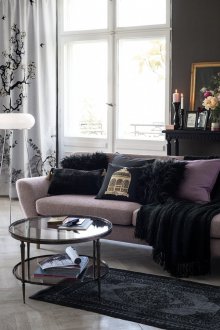 Καναπές μεταλλικού πλαισίου με στυλ ρετρό