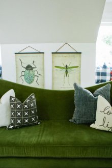 Πράσινος καναπές