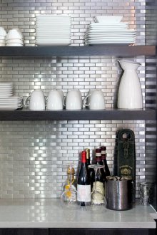 Πάνελ για μέταλλο για την κουζίνα