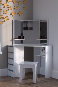 Γωνιακό τραπέζι με καθρέφτη