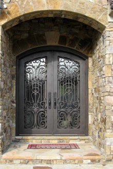 Αντίκες πόρτα από σφυρήλατο σίδηρο