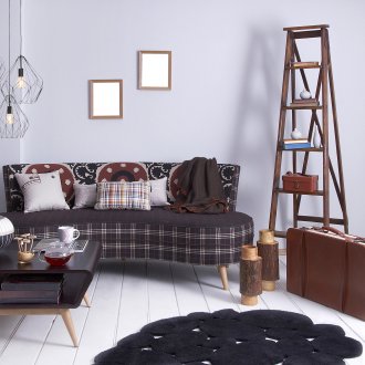 Λευκό ταπετσαρία πατώματος και λιλά