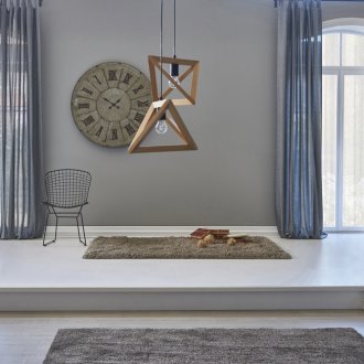 Λεπτό δάπεδο και γκρι ταπετσαρία