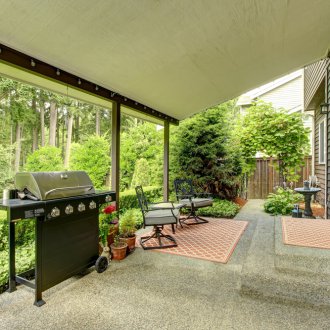 Χώρος μπάρμπεκιου στη χώρα