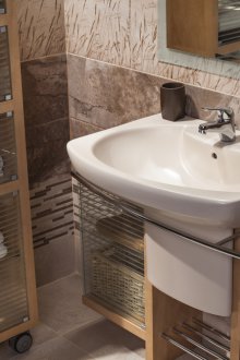 Αποθήκευση σε ένα μικρό μπάνιο