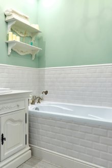 Μικρό μπάνιο σε κλασικό στιλ