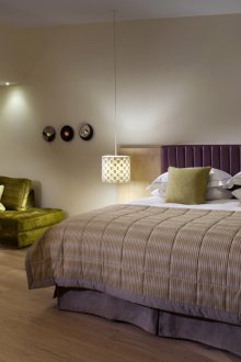 Γωνιακός καναπές για ένα υπνοδωμάτιο