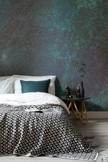 Πράσινη ταπετσαρία με υφή