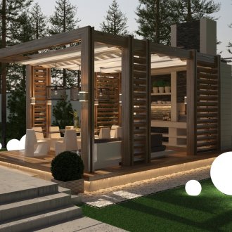 Ξύλινο εξοχικό σπίτι