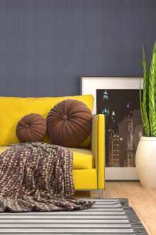 Ο συνδυασμός γκρι και κίτρινο