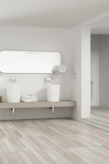 Γκρι μπεζ μπάνιο