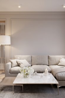 Γκρι εσωτερικό με μπεζ