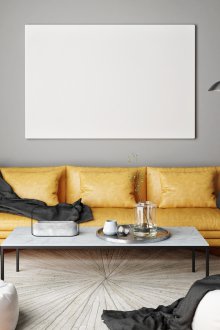 Γκρι κίτρινο σαλόνι