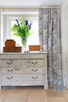 Κουρτίνες για εξοχικές κατοικίες με εικόνα