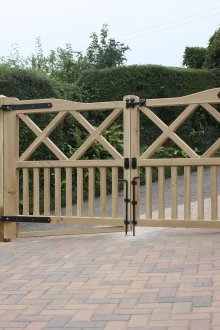 Ξύλινες πύλες στυλ χώρας