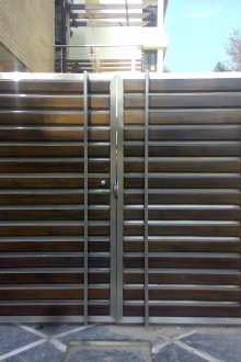 Art Nouveau χάλυβα πύλες