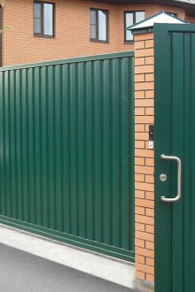 Πράσινες κυματοειδείς πύλες