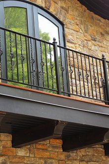 Τοξοειδές σχέδιο μπαλκονιού