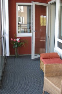 Πλαστική πόρτα μπαλκόνι