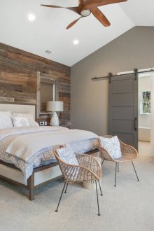 Κομψό σκανδιναβικό υπνοδωμάτιο