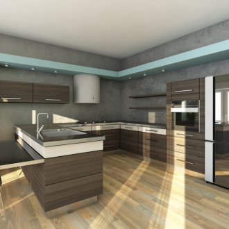 Σκούρο γκρι τοίχους