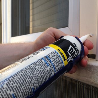 Window sealant for outdoor use