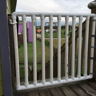 Πύλη από πλαστικό σωλήνα προφίλ