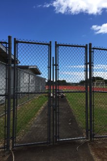 Πύλη ματιών από σωλήνα προφίλ