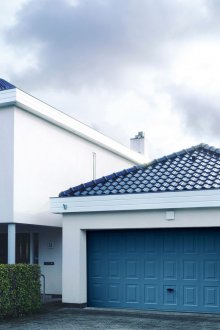 Ανύψωση μπλε πύλη