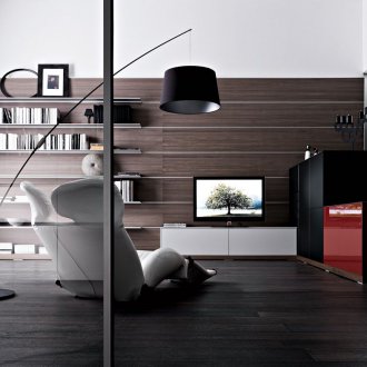 Art Nouveau Black Laminate