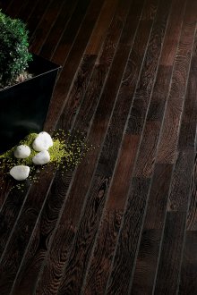 Μαύρο φύλλο με καφέ απόχρωση