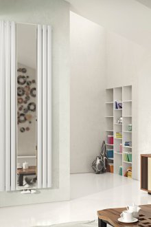 Κάθετο ψυγείο με καθρέφτη