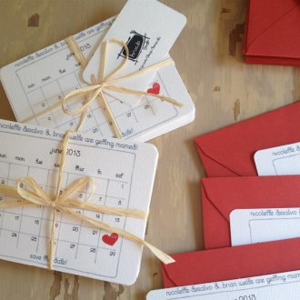 Ημερολόγιο Γάμου Πρόσκληση