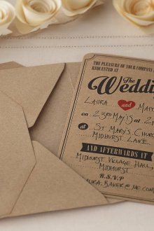 Kraft προσκλητήριο γάμου πρόσκληση