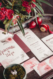 Παστέλ γάμος πρόσκληση