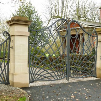 Art Deco Metal Gates