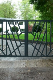 Art Nouveau μεταλλικές πύλες