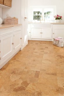 Cork laminate στην κουζίνα
