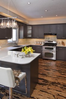 Cork laminate σε μοντέρνο στυλ