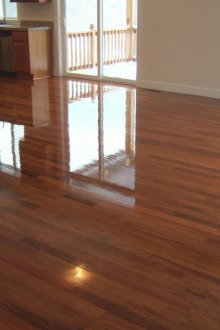 Glossy laminate στην κουζίνα