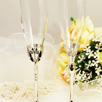 Γυαλιά γάμου με κρύσταλλα