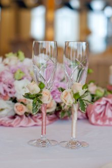 Γυαλιά γάμου παστέλ χρώματος