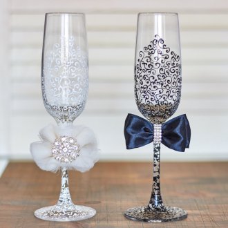 Γυαλιά για τη νύφη και το γαμπρό