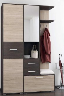 Αίθουσα εισόδου δρυς για στενό διάδρομο