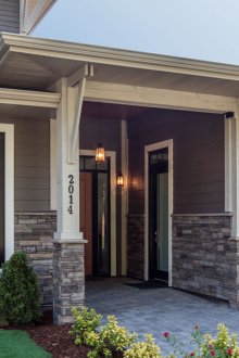 Πέτρινη παρακαμπτήριος εξωτερική διακόσμηση