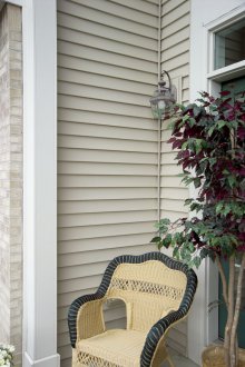 Vinyl να πλαισιώσει στη βεράντα