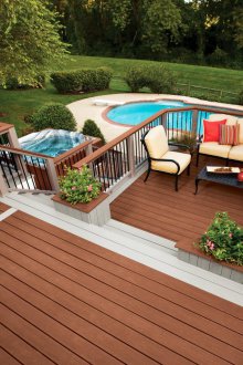 Κήπος παρκέ για εξοχική κατοικία