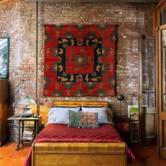 Ethnic στυλ χαλί στον τοίχο