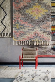 Χαλί στον τοίχο με μοτίβο