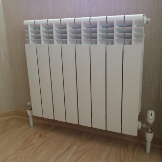 Διμεταλλικό ψυγείο με θερμοστάτη